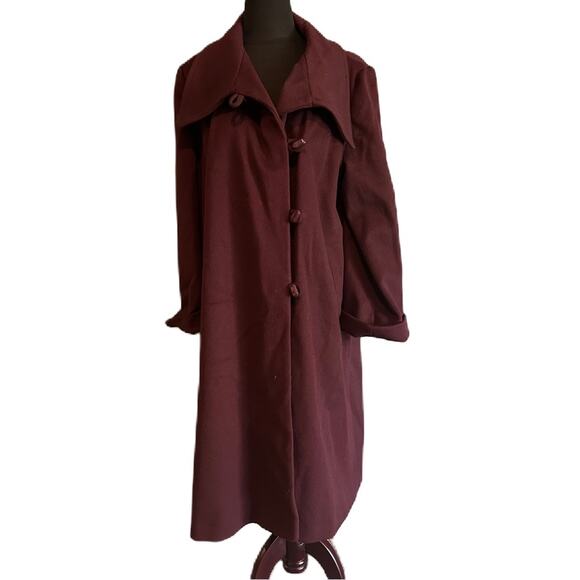 Vintage Union Made Wool toggle button trench
